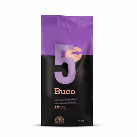 Кава в зернах BUCO Рецепт №5, 1 кг
