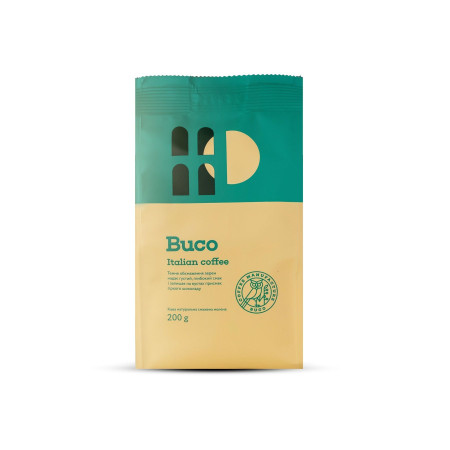 Кава мелена BUCO Рецепт Італії, 200 грам